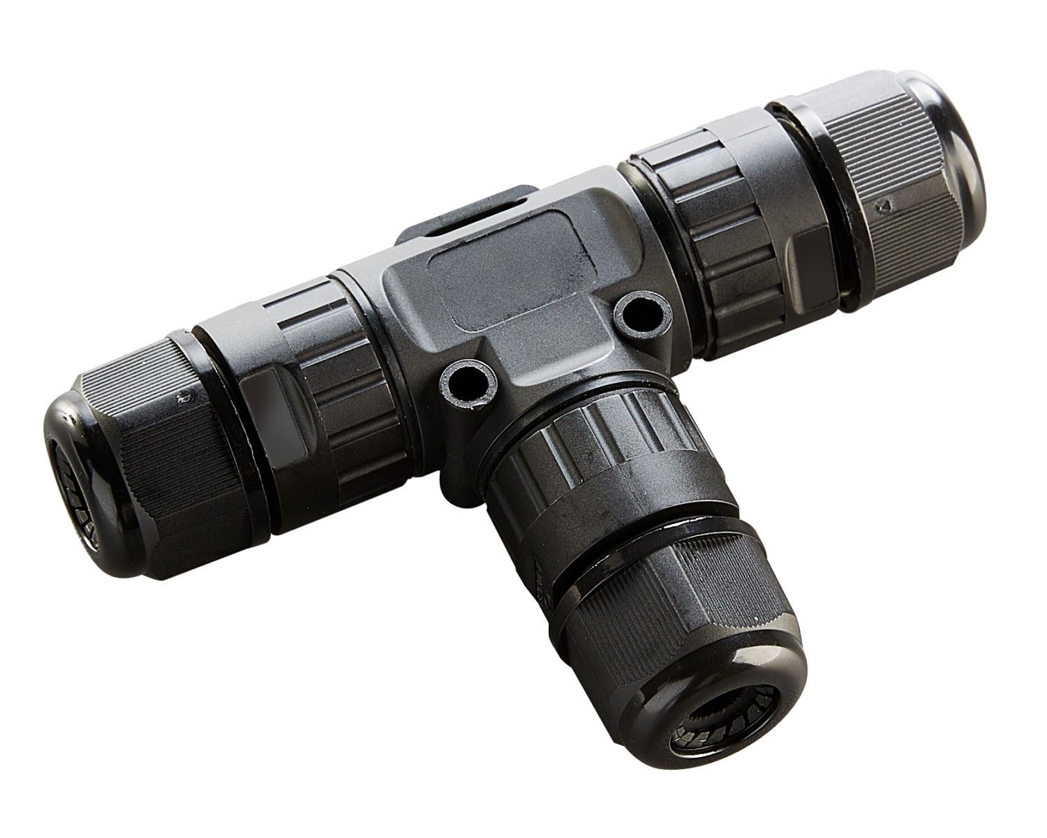 HEITRONIC -T-Kabelverbinder mit Steckklemmen 3-polig mit 9-12mm Kabeldurchmesser IP68