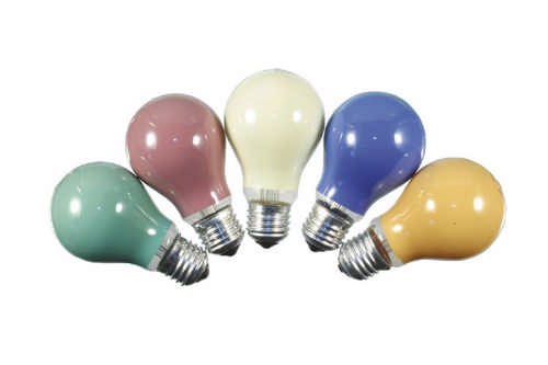 S+H Allgebrauchsglühlampe B 60x105mm Sockel E27 230 Volt 25 Watt rot